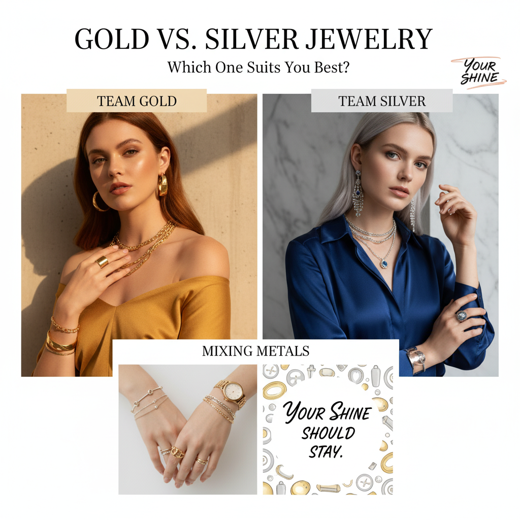 Gold vs. Silver Jewelry — Which One Suits You Best?