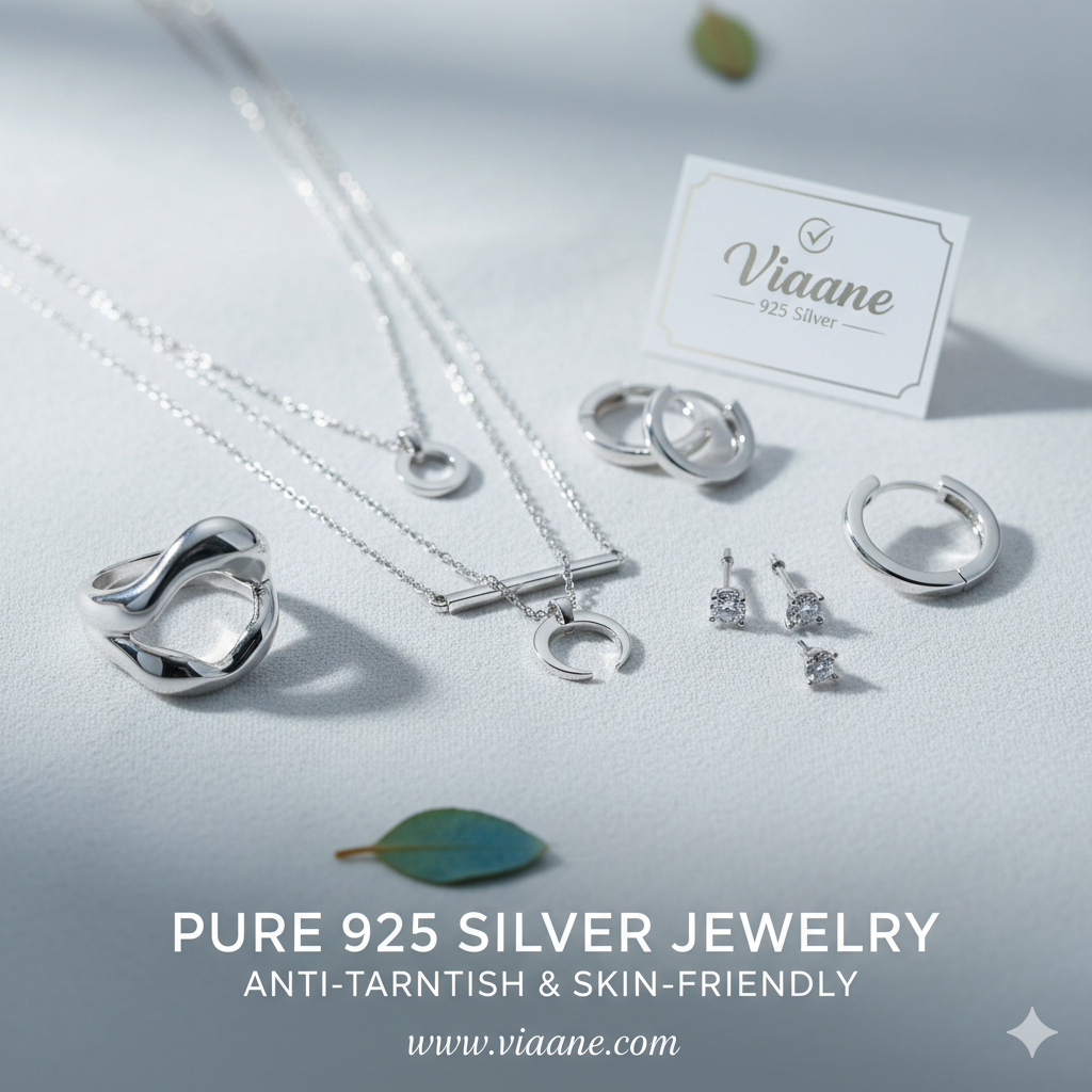 Pure 925 Silver Jewelry – Anti-Tarnish, Skin-Friendly & Affordable
