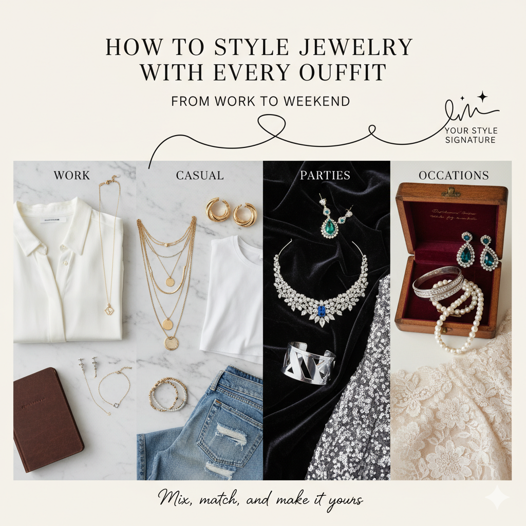 How to Style Jewelry with Every Outfit — From Work to Weekend