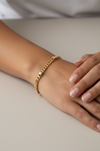 Cuban style Bracelet with engraved Diamonds in Pure 925 Silver