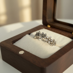 Luxury Brand inspired Daisy Band on pure 925 Silver