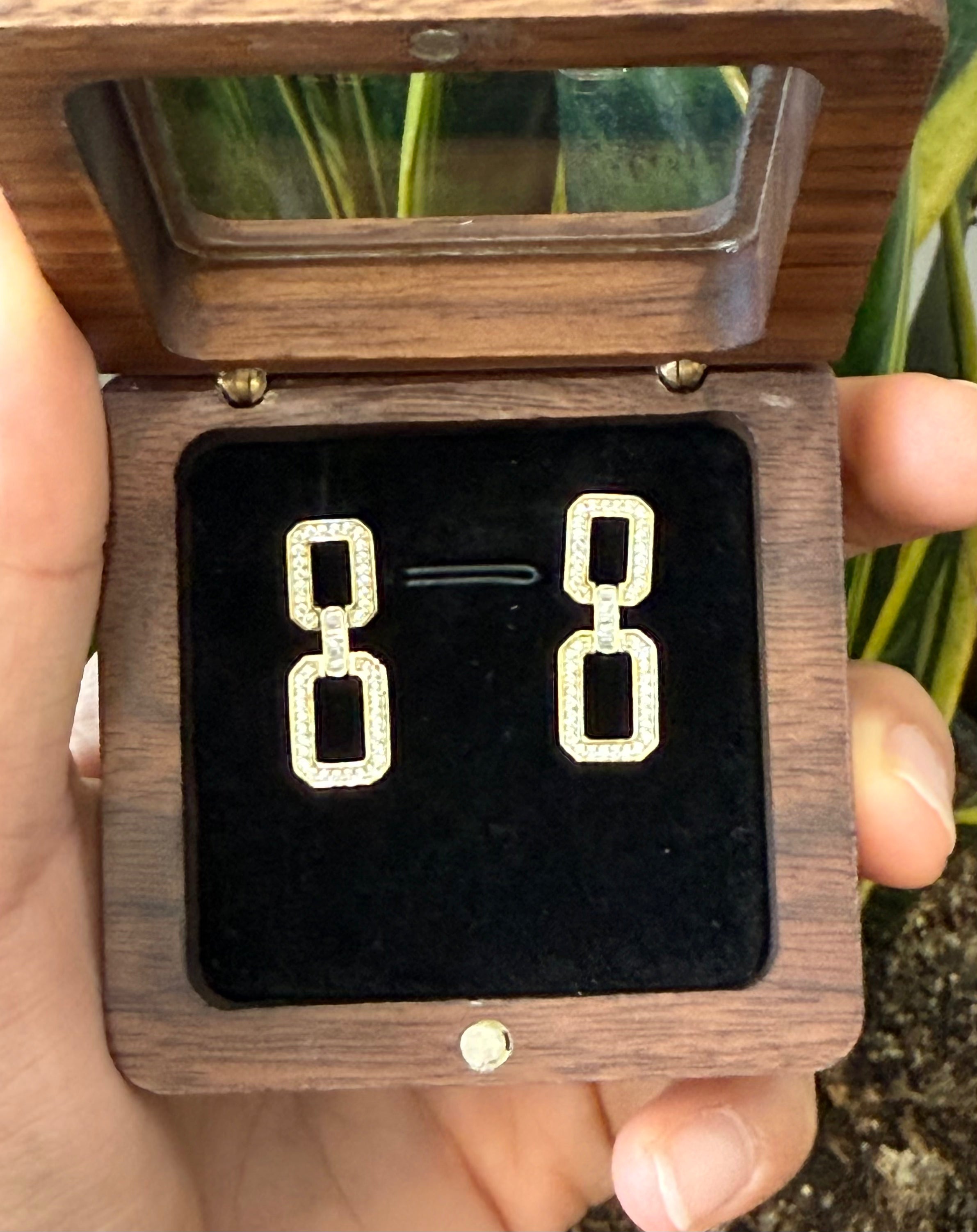 EMERA Baguette Style Diamond Earrings