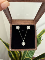 Fresh Water Pearl Pendant Set on pure 925 Silver