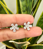 LENA Floral Solitaire Studs