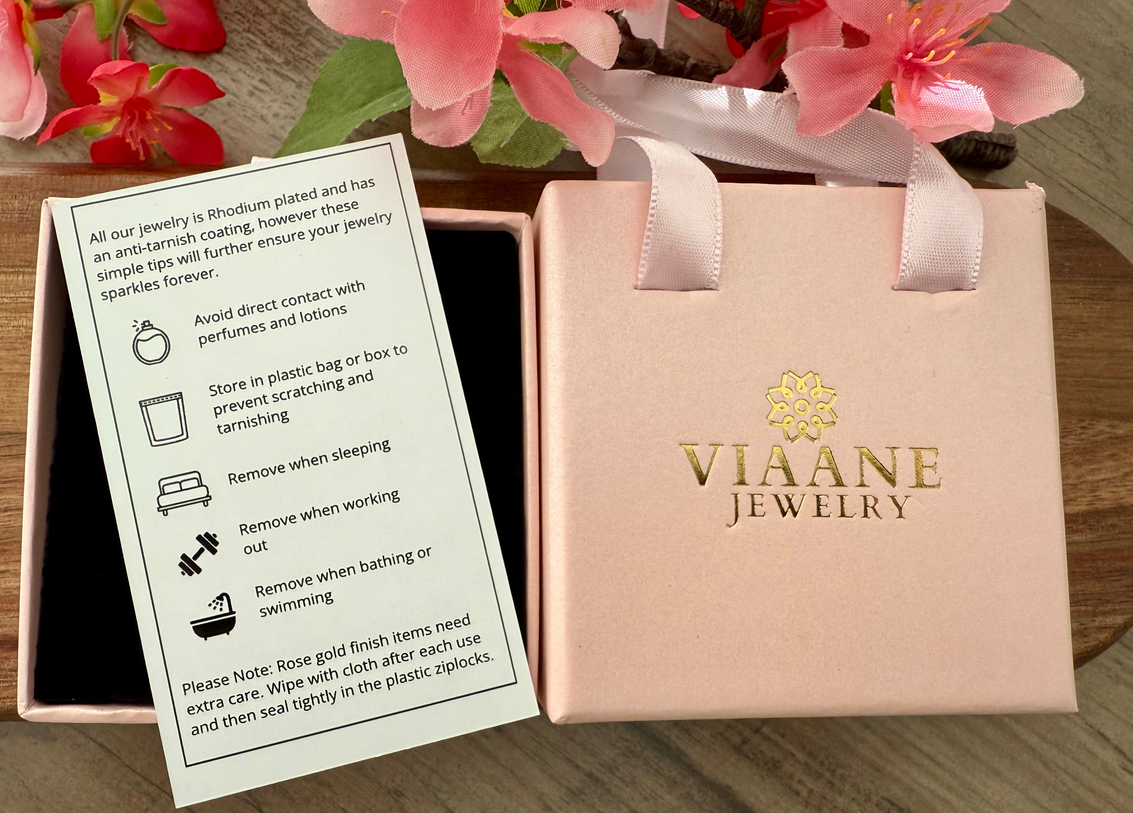 Liora Rose Gold Single Line 18 Cent Solitaire Bracelet on Pure 925 Silver