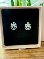 Elina Flower with Rings Earrings