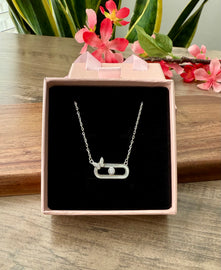 Aeris Clip and Butterfly Pendant on Pure 925 Silver