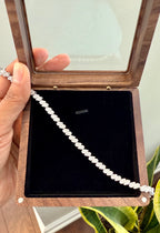 Elira Tennis Bracelet on pure 925 Silver