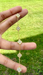 Oryn Clover Bracelet on pure 925 silver