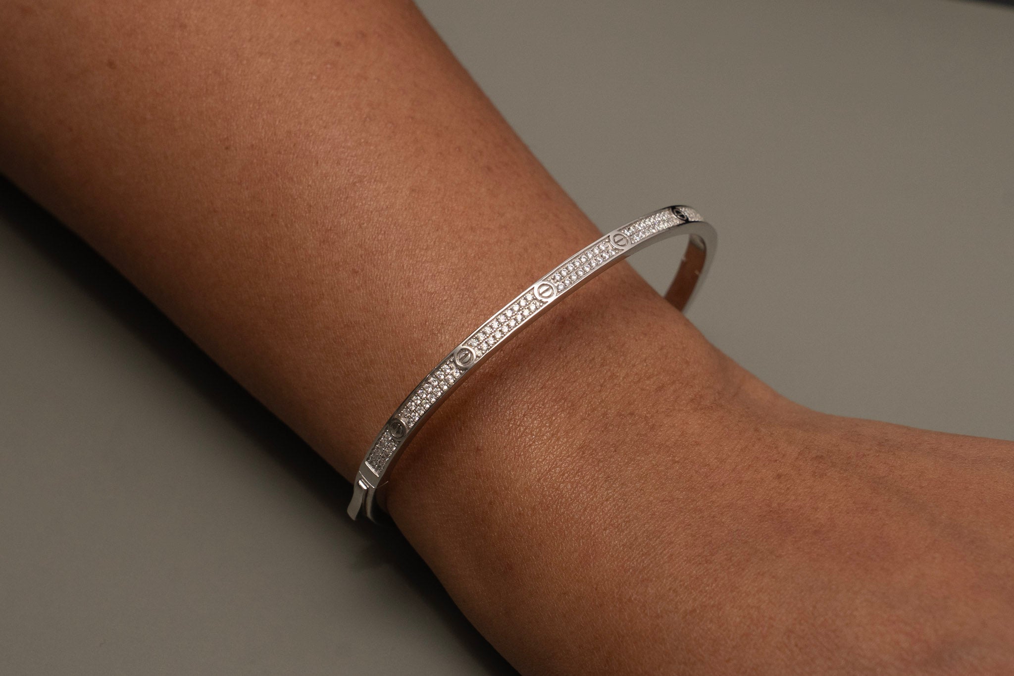 Luxury Brand Inspired Pure 925 Silver Openable Aura Bracelet