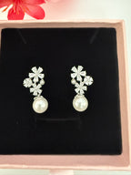 Fresh Water Pearl Elara Studs on Pure 925 Silver