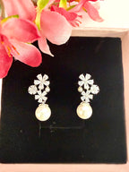 Fresh Water Pearl Elara Studs on Pure 925 Silver