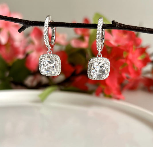 AMARA Diamond Hoops