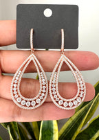 Drop Husky Earrings on pure 925 Silver