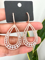 Drop Husky Earrings on pure 925 Silver