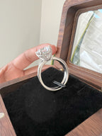 2 Carat Ring with Removable Extra Diamond Studded Band
