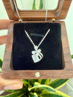 HIKARI Twinkle Bow Pendant with Chain on pure 925 Silver