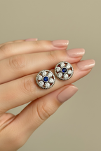 VEGA Studs with Push Back on Pure 925 Silver