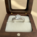 1.5 Carat Solitaire 2 Line Nomi Ring