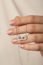 Aeris Clip and Butterfly Pendant on Pure 925 Silver