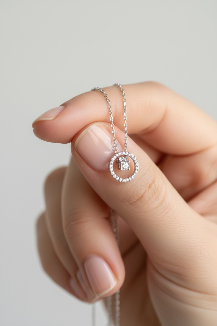 Pure 925 Silver Queen Sintara Pendant with Chain