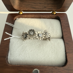 Luxury Brand Inspired Floral Ring on pure 925 Silver